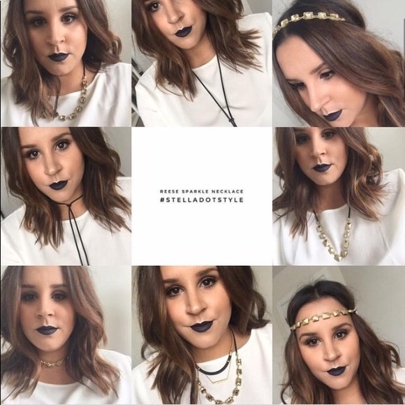 Stella & Dot | Versatile Reese Sparkle [3-in-1] Crystal+Leather Lariat N… - Picture 4 of 16